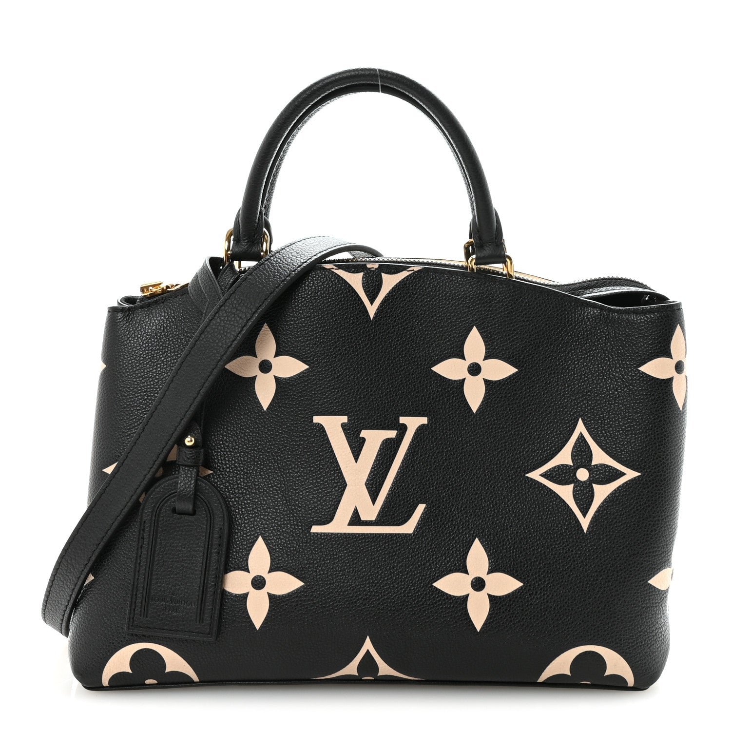 Louis Vuitton Empreinte Monogram Giant Petit Palais Black Beige Black