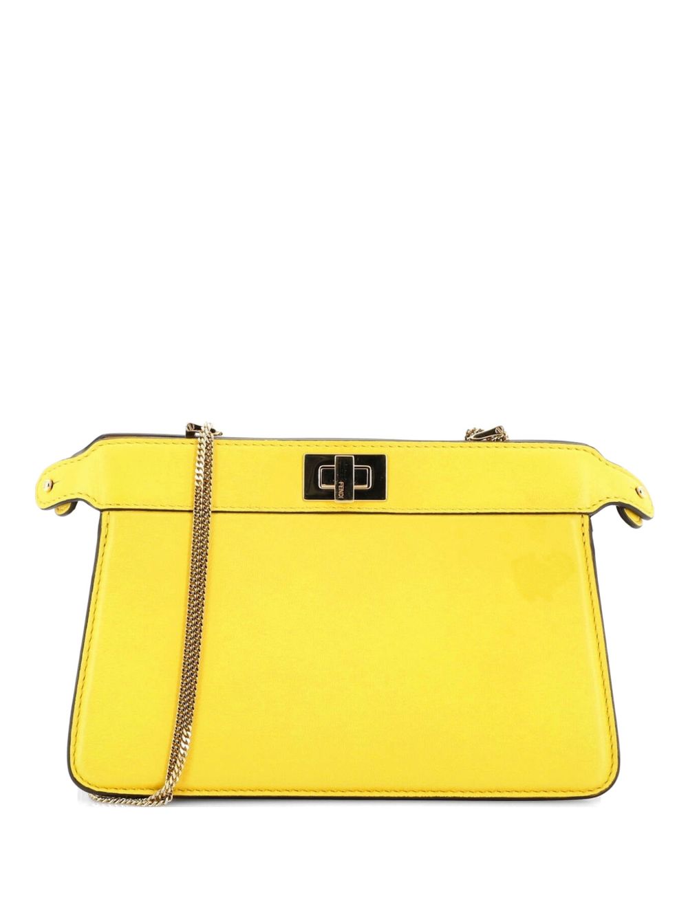 Peekaboo ISeeU Chain Pochette Leather Small shoulder bag