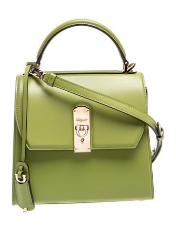 Leather Top Handle Bag