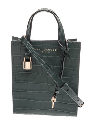 Embossed Leather Crossbody Bag