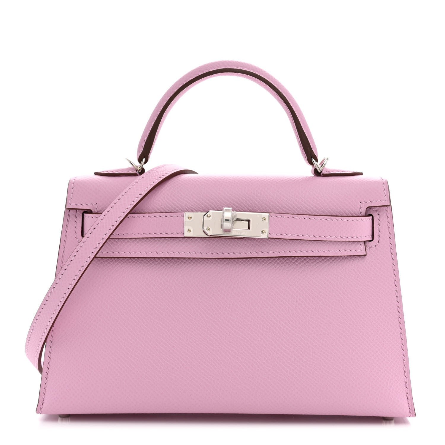 Epsom Mini Kelly Sellier 20 Mauve Sylvestre