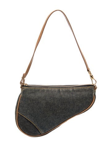 Denim Saddle Pochette Vintage