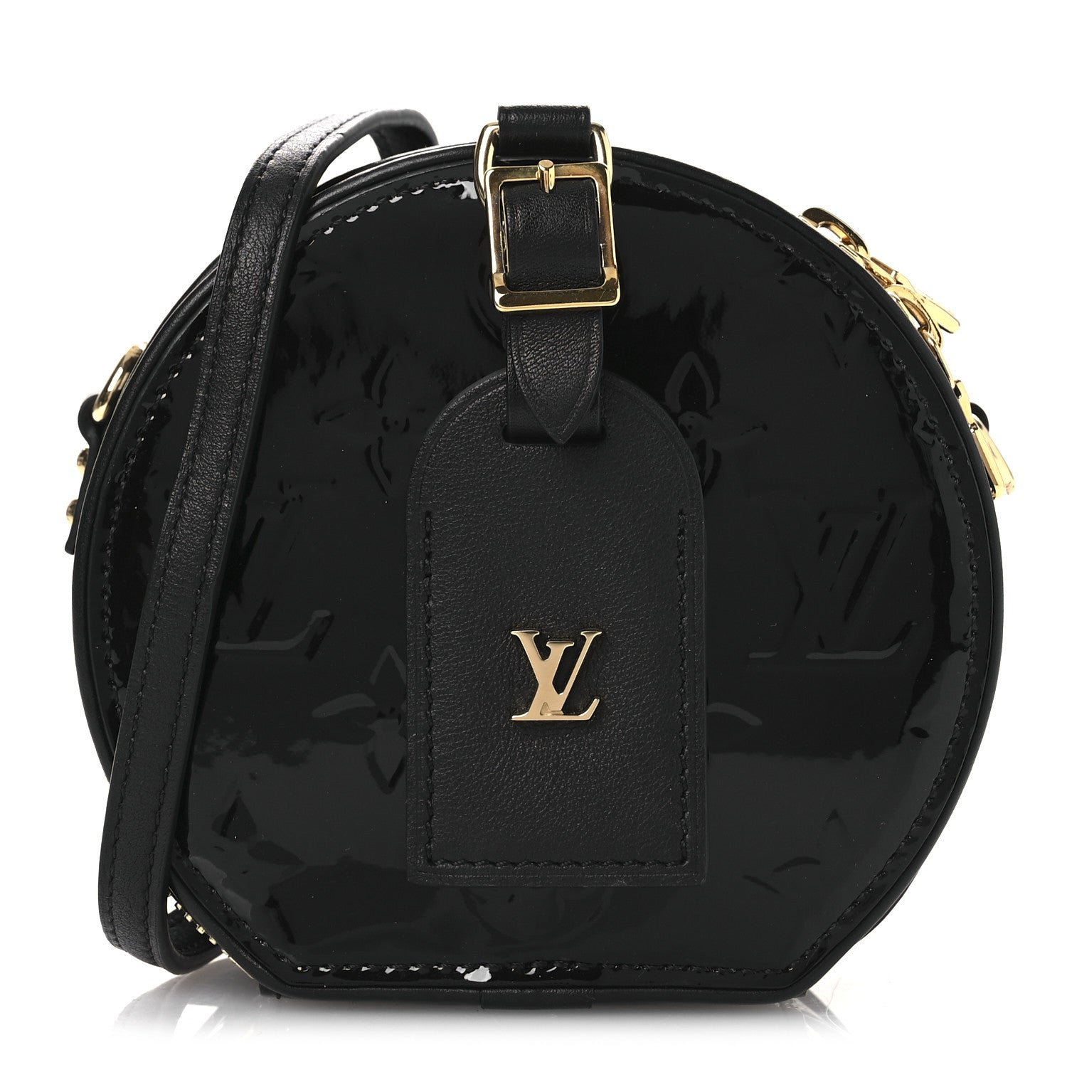 Louis Vuitton Vernis Mini Boite Chapeau Souple Black