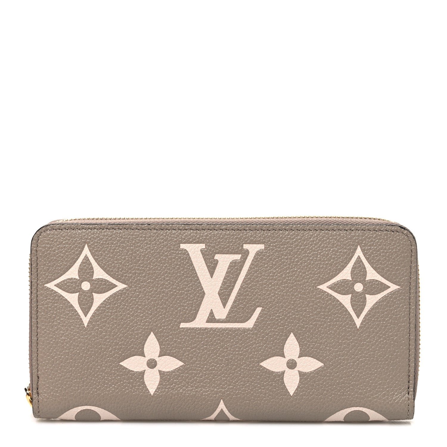 Empreinte Monogram Giant Zippy Wallet Tourterelle Creme