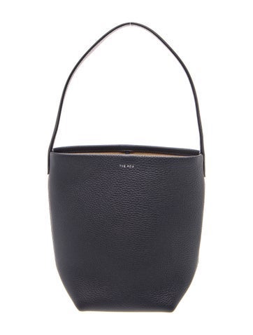 The Row Leather N/S Park Tote Small