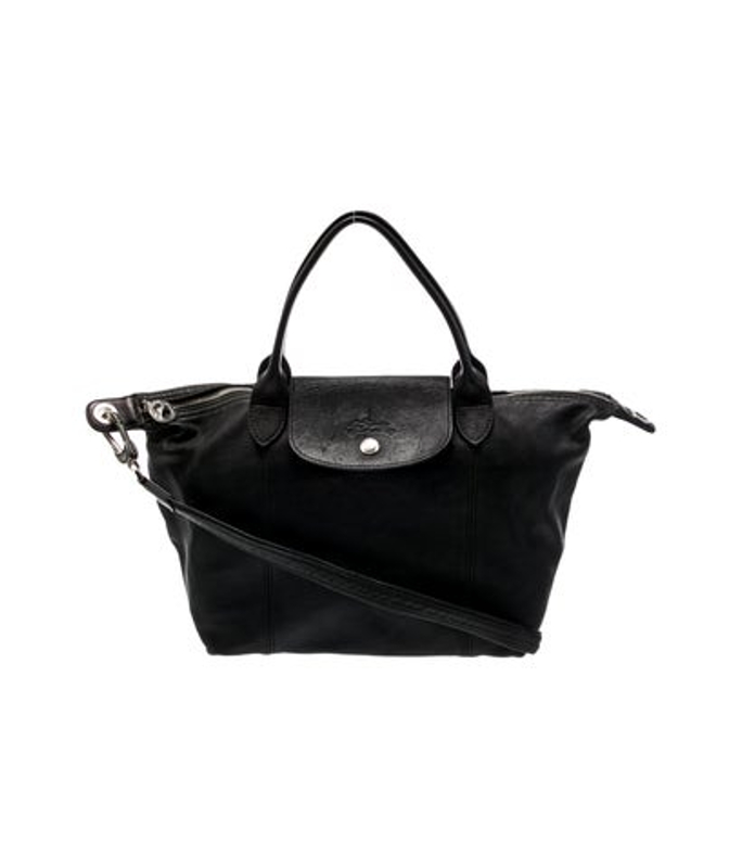 Longchamp Leather Top Handle Bag