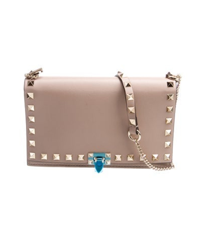 Valentino Rockstud Clutch W Tags
