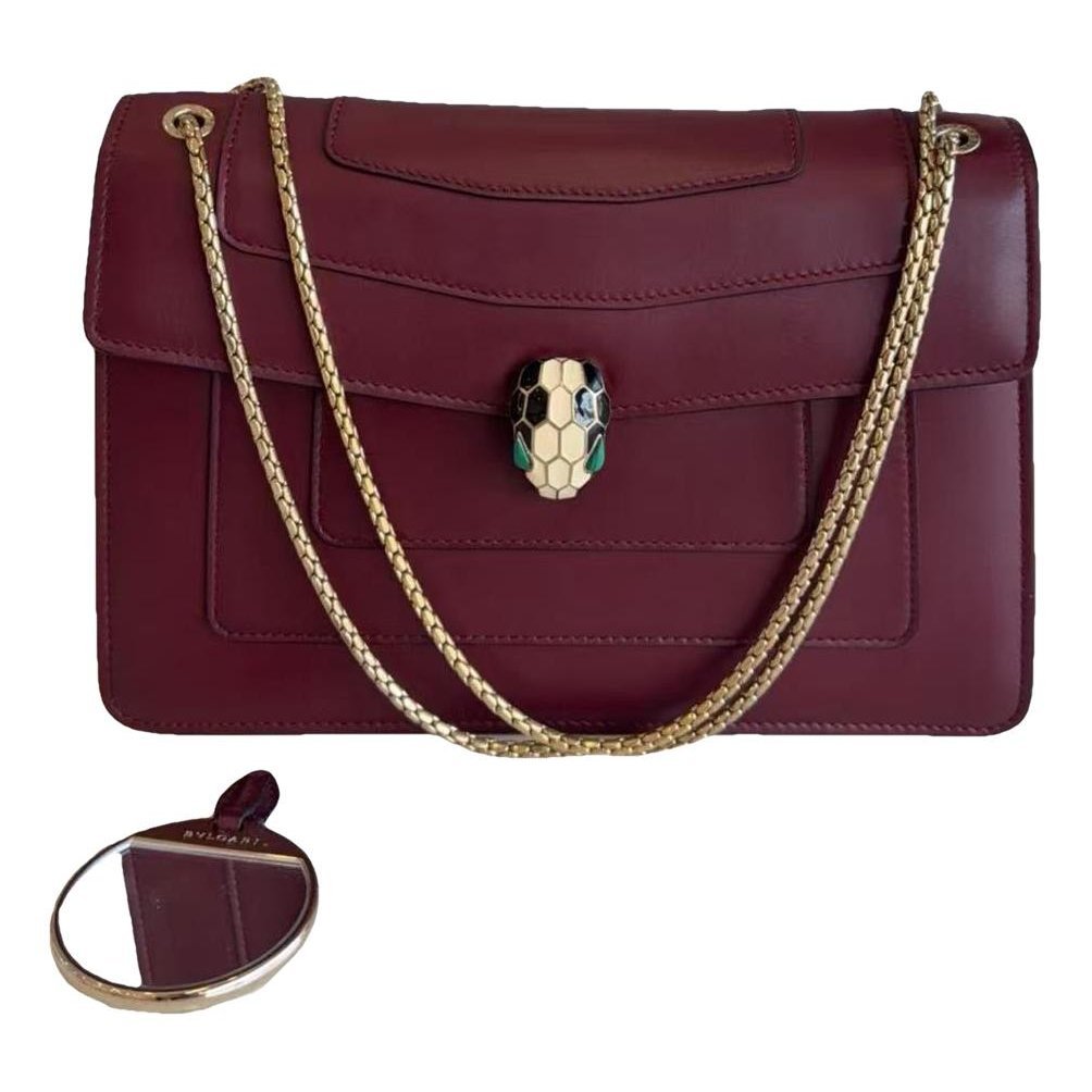 Serpenti leather handbag