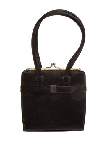 Satin Top Handle Bag