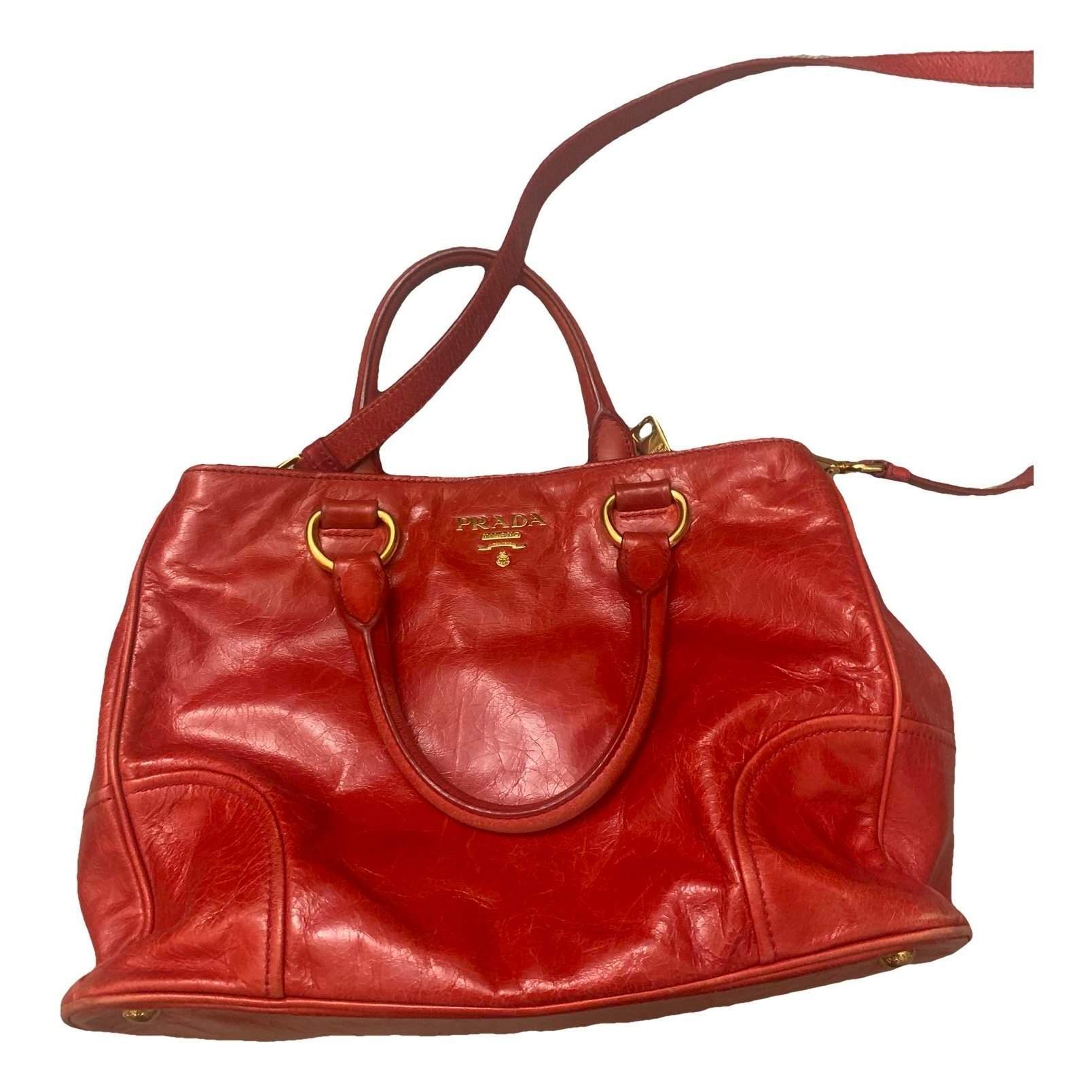 Leather handbag