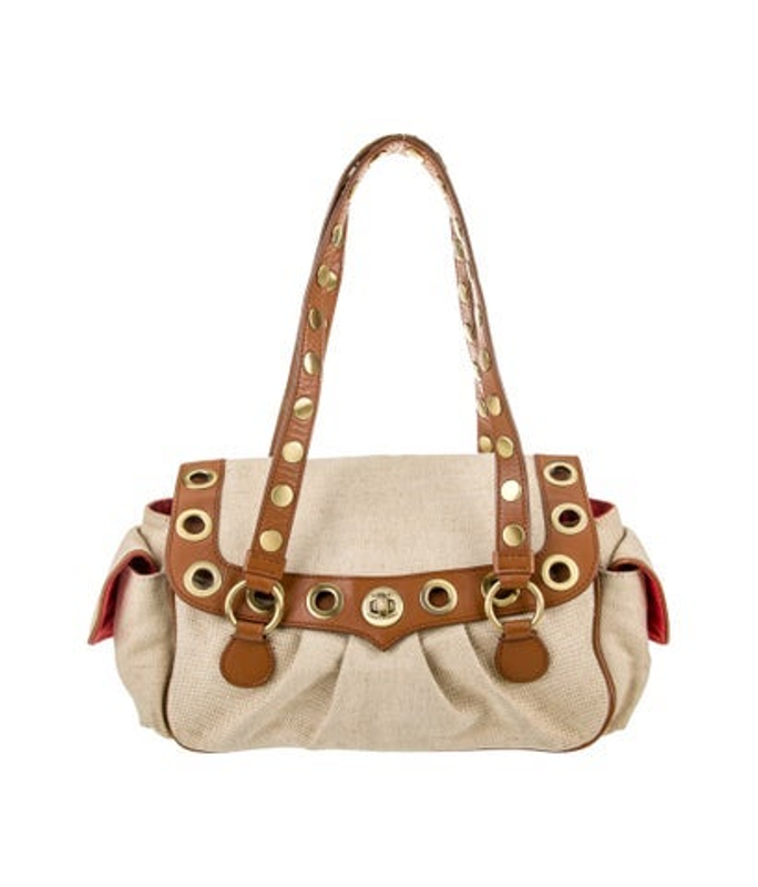 Moschino Canvas Shoulder Bag
