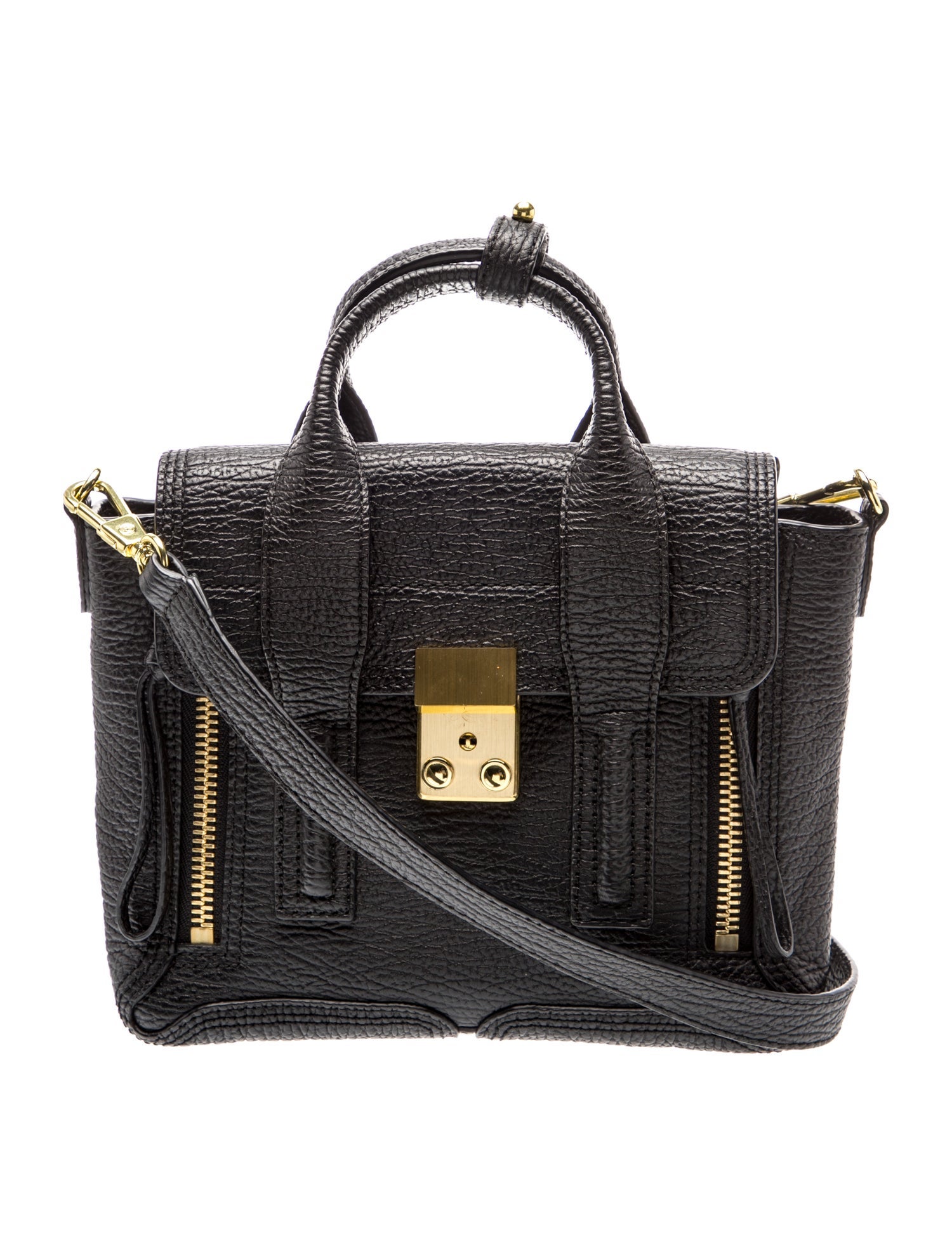 Leather Top Handle Bag