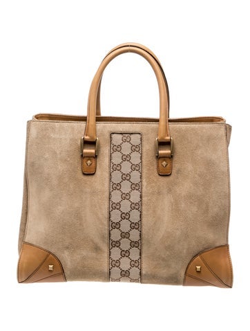 GG Canvas Top Handle Bag