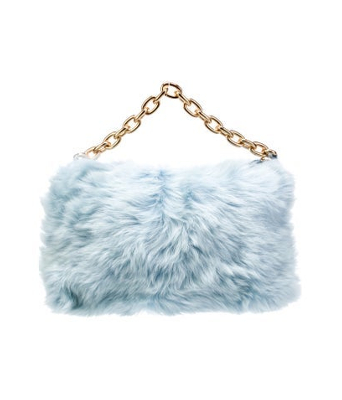 Khaite Shearling Top Handle Bag