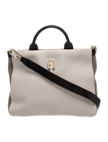 Leather Top Handle Bag