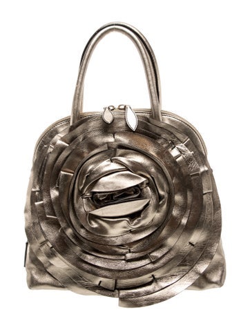 Leather Top Handle Bag