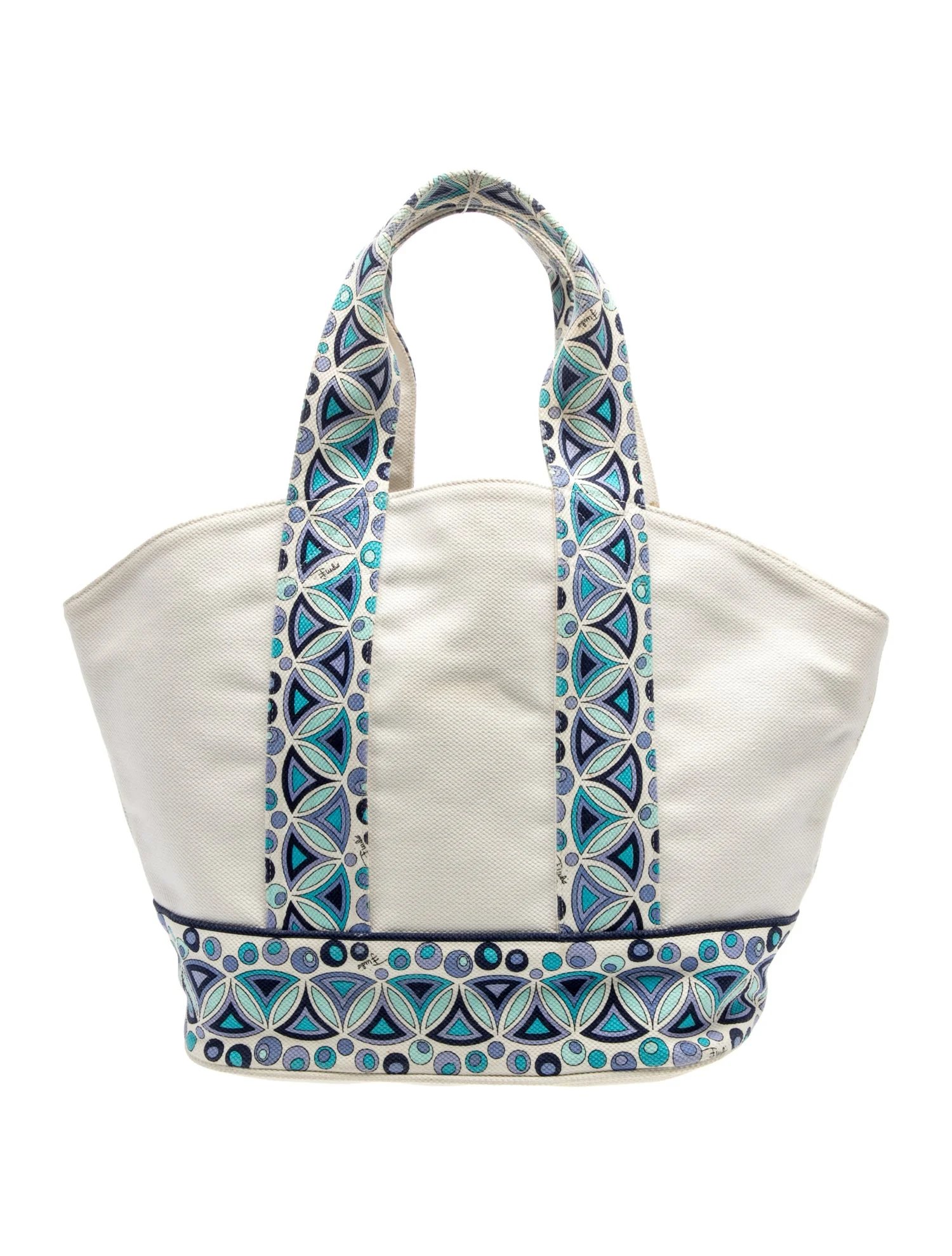 Emilio Pucci Canvas Tote