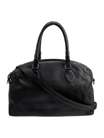 Christian Louboutin Leather Panettone Boston Bag