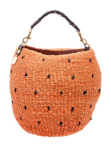 Straw Top Handle Bag