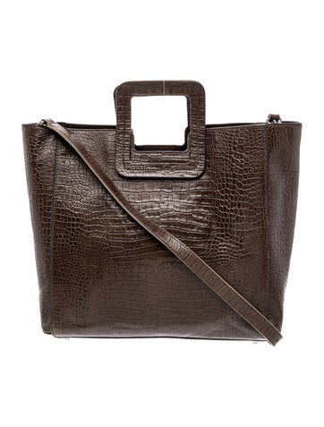 Staud Leather Top Handle Bag