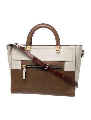 Leather Top Handle Bag