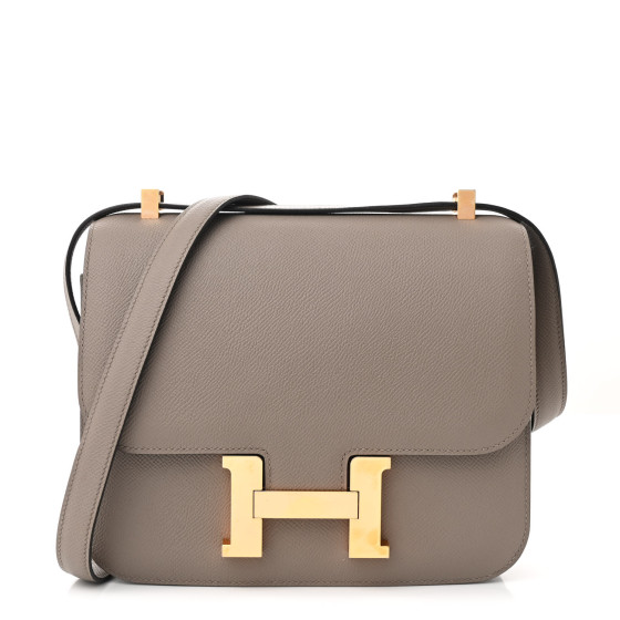 Hermes Epsom Constance 24 Gris Asphalte