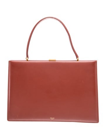 Celine Leather Clasp Medium