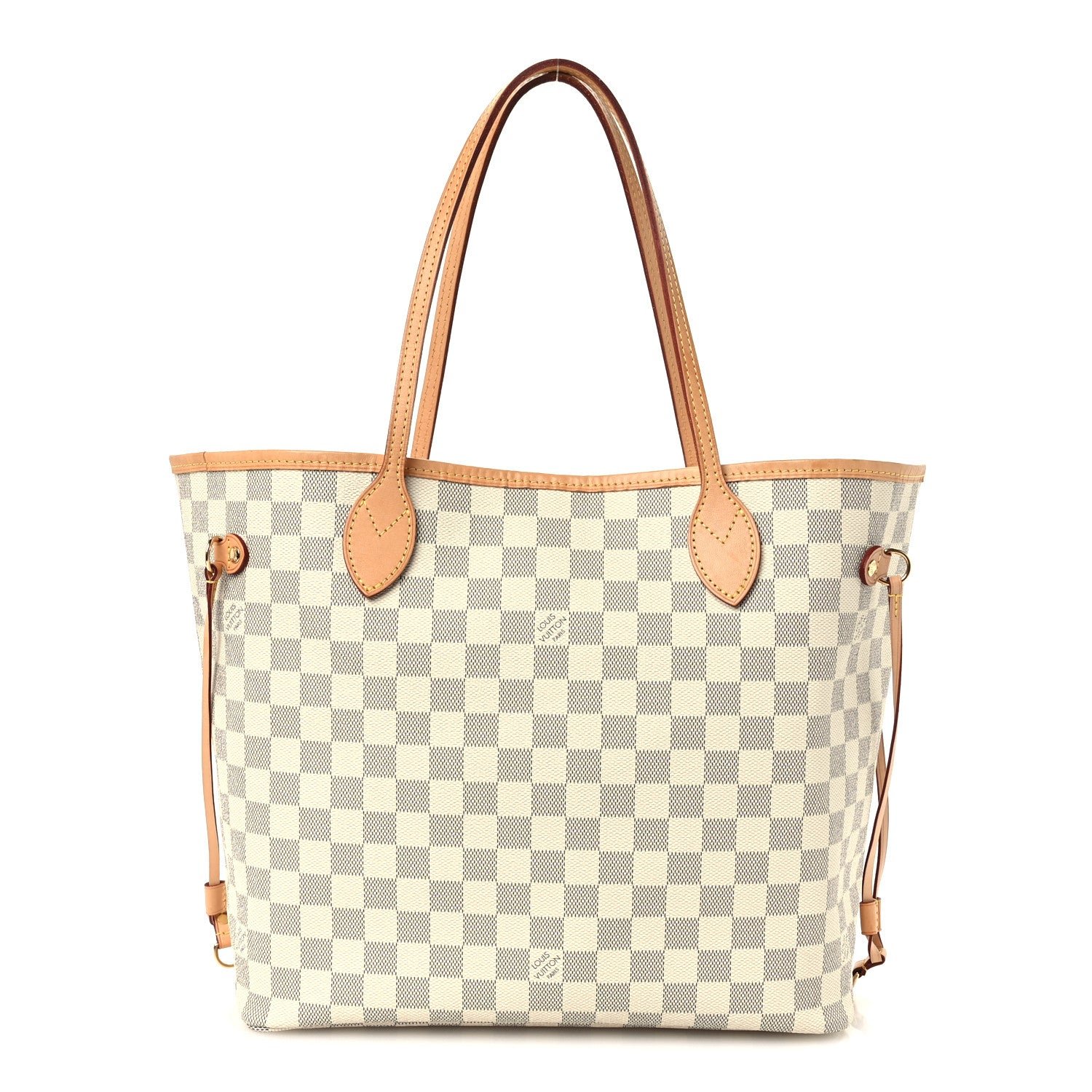 Louis Vuitton Damier Azur Neo Neverfull MM Rose Ballerine