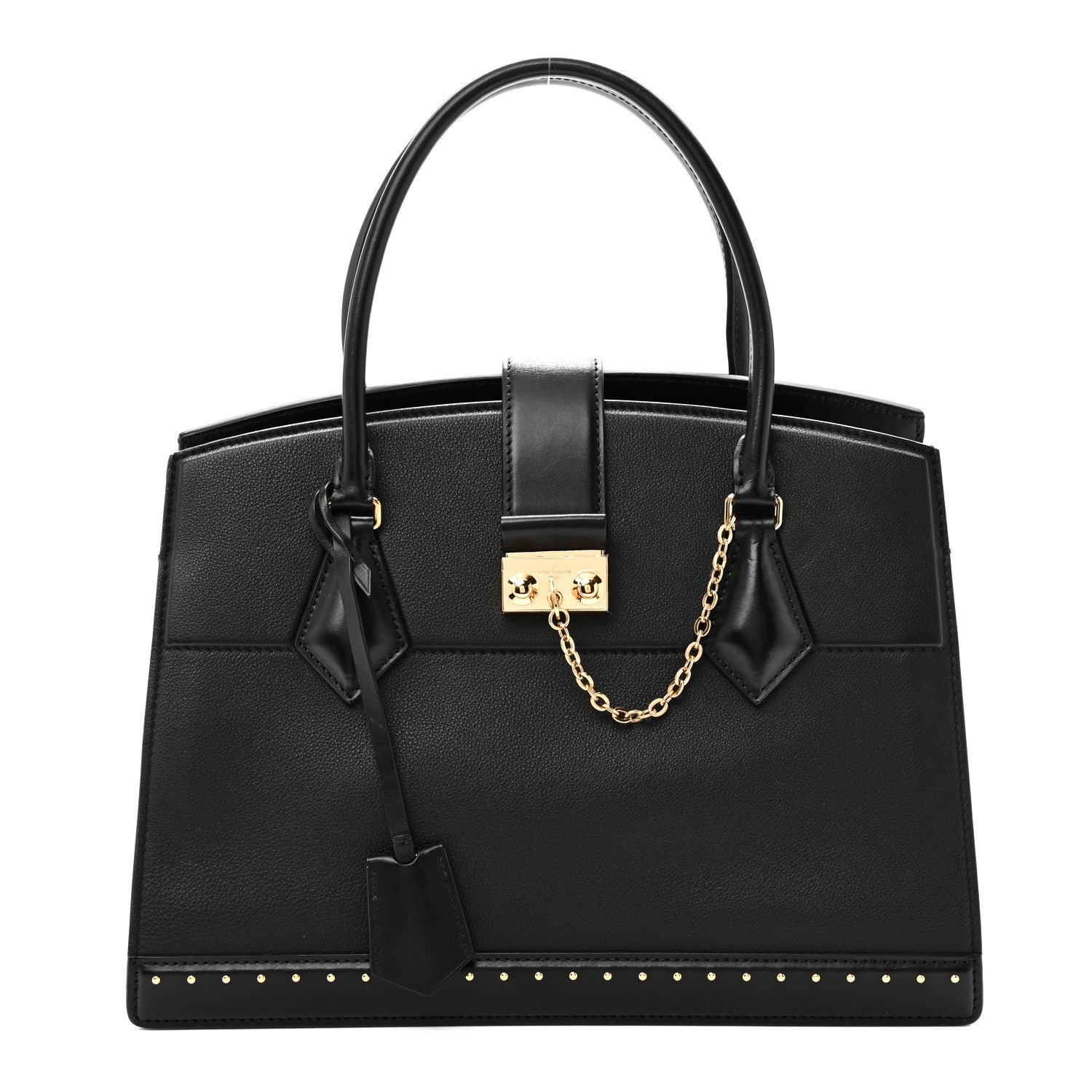 Louis Vuitton Taurillon Cour Marly MM Black