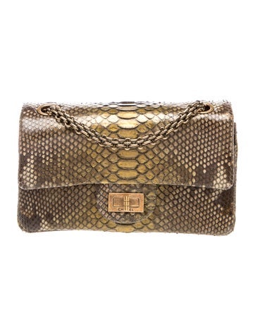 Python Reissue 225 Double Flap Bag
