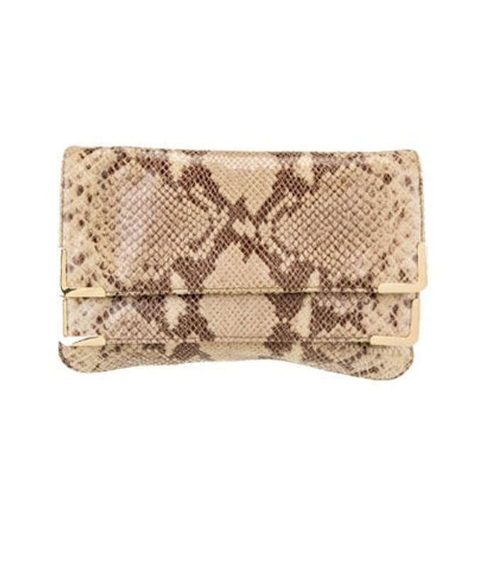 Michael Kors Kors Embossed Leather Clutch