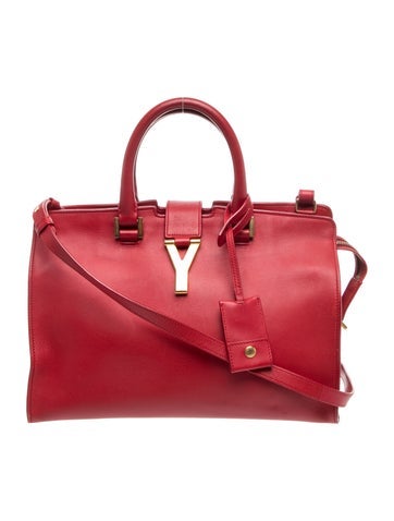 Leather Y Cabas Small