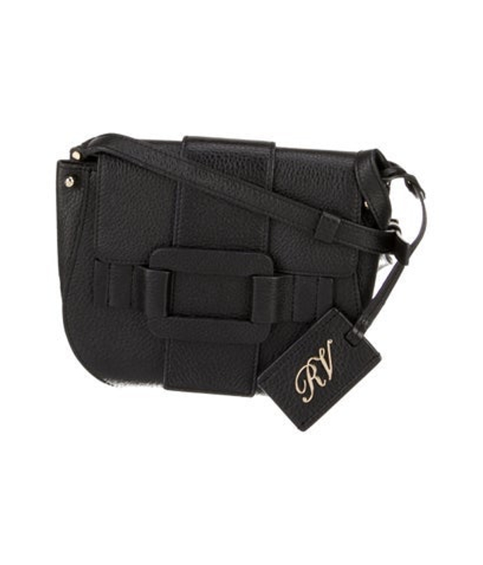 Roger Vivier Vivier Leather Messenger Bag