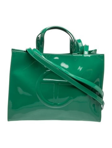 Vegan Leather Shopping Tote Medium