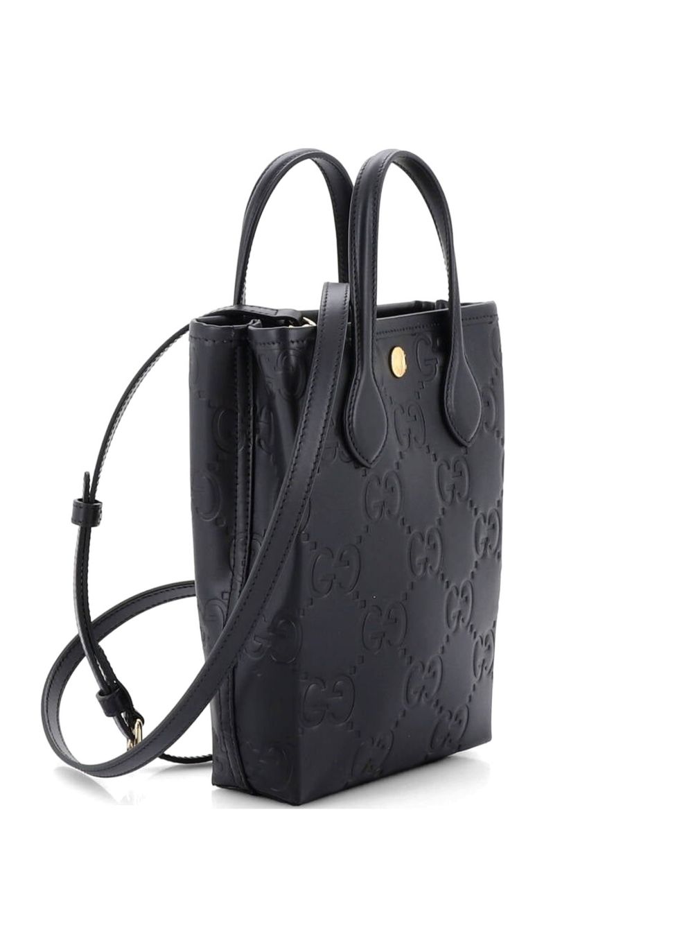 Vertical Tote GG Embossed Leather Mini satchel
