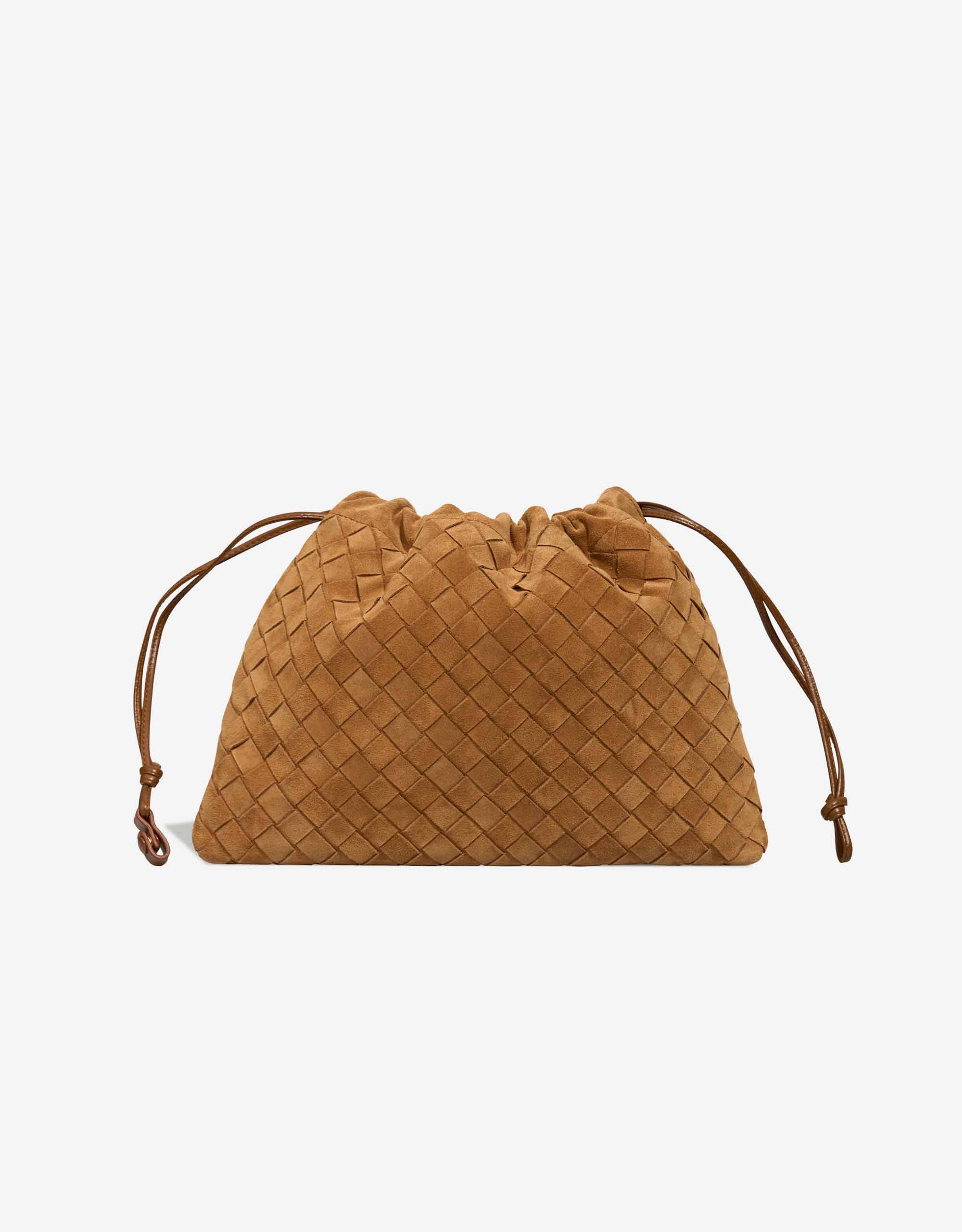 Bottega Veneta 
		Shoulder Bag Suede Brown    