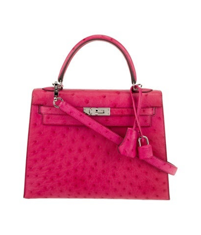 Hermes Ostrich Kelly Ii Sellier 25