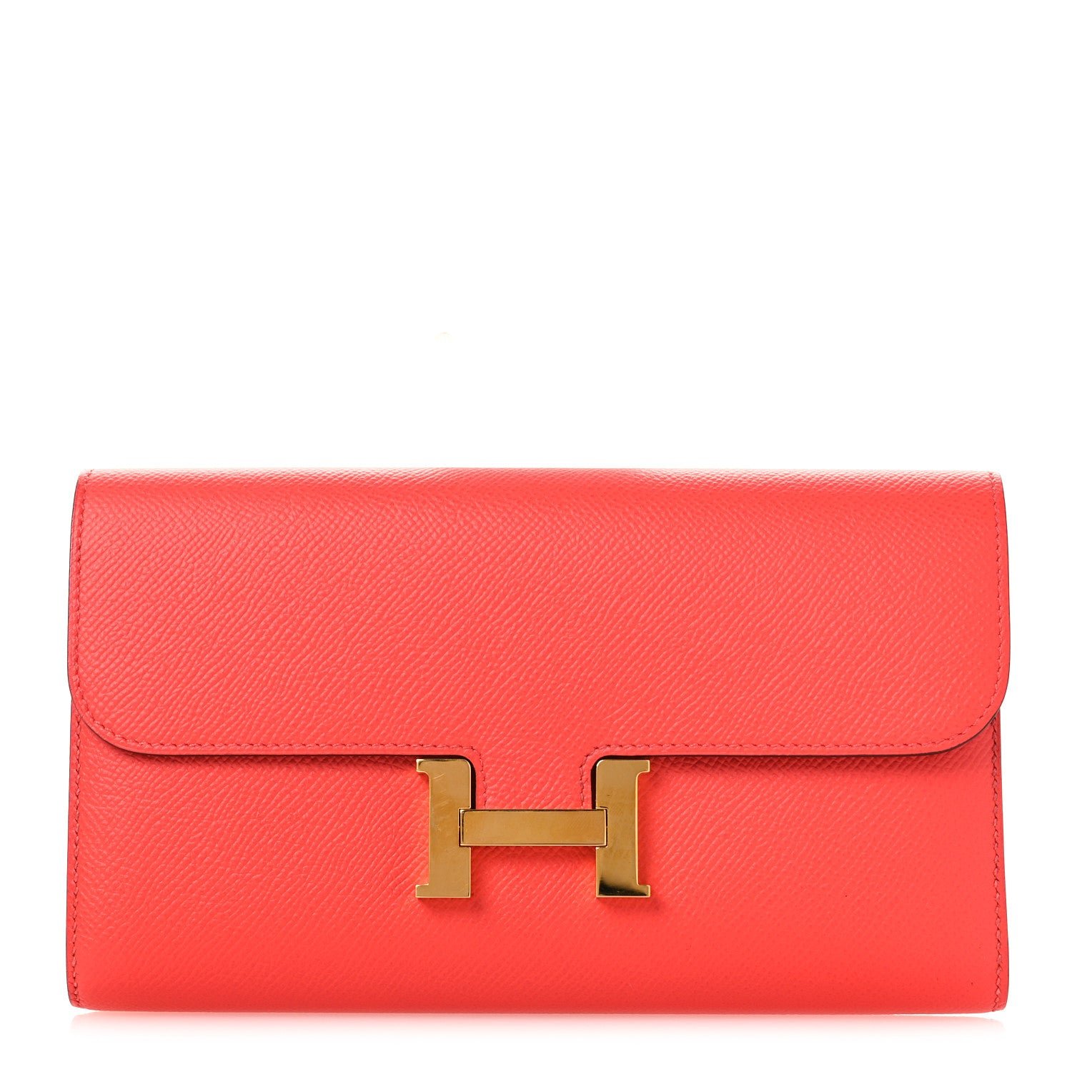 Hermes Epsom Constance Long Wallet Rose Jaipur