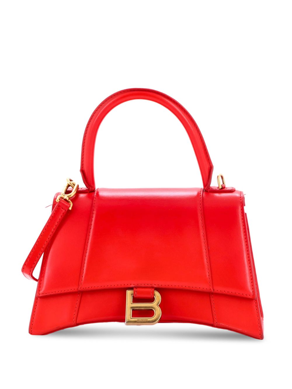 Hourglass Top Handle Bag Leather Small satchel