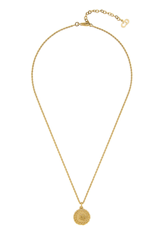 Dior Gold Logo Necklace