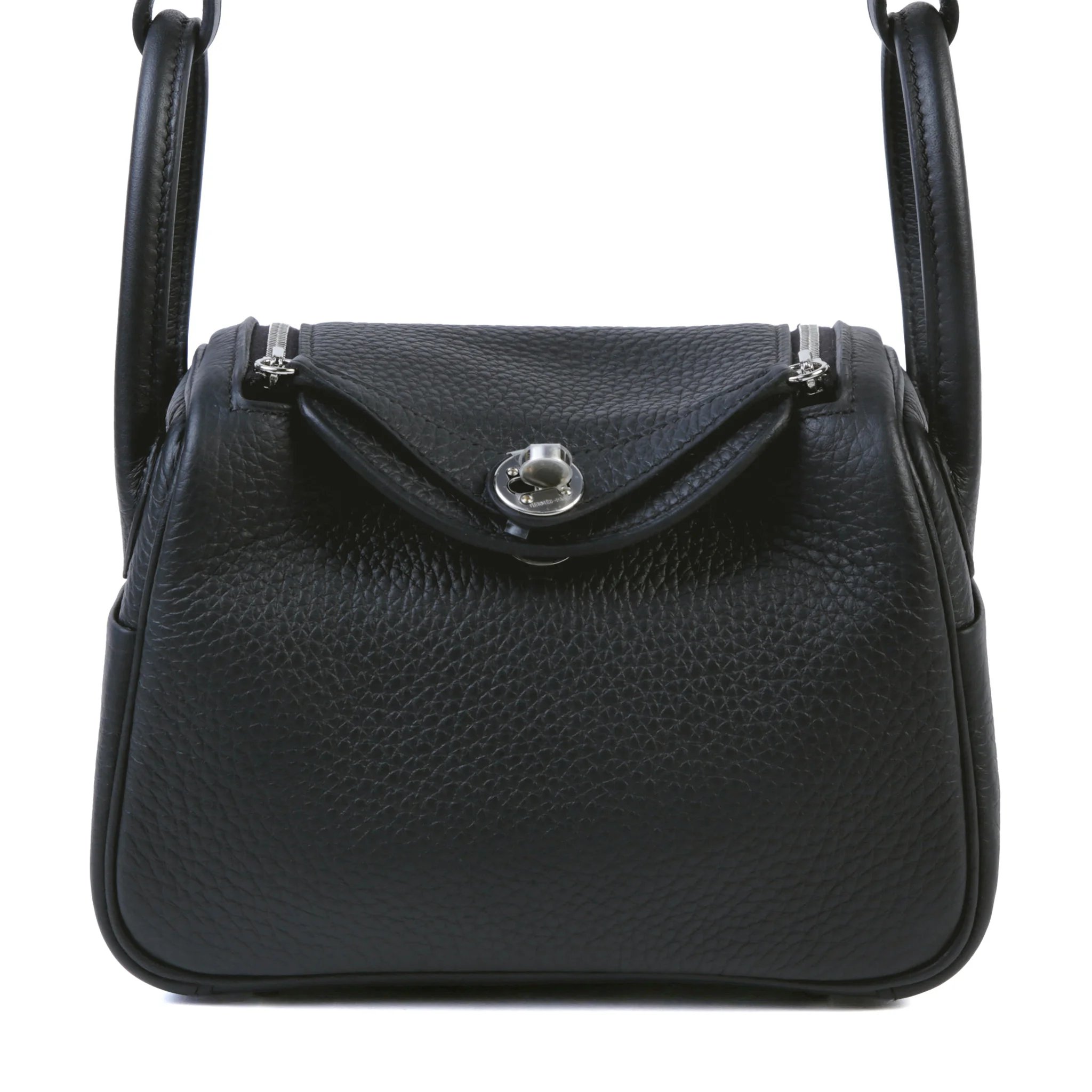 Brand New ( Rank N ) HERMÈS Mini Lindy II Noir (89) Clemence Palladium hardware G (2026)