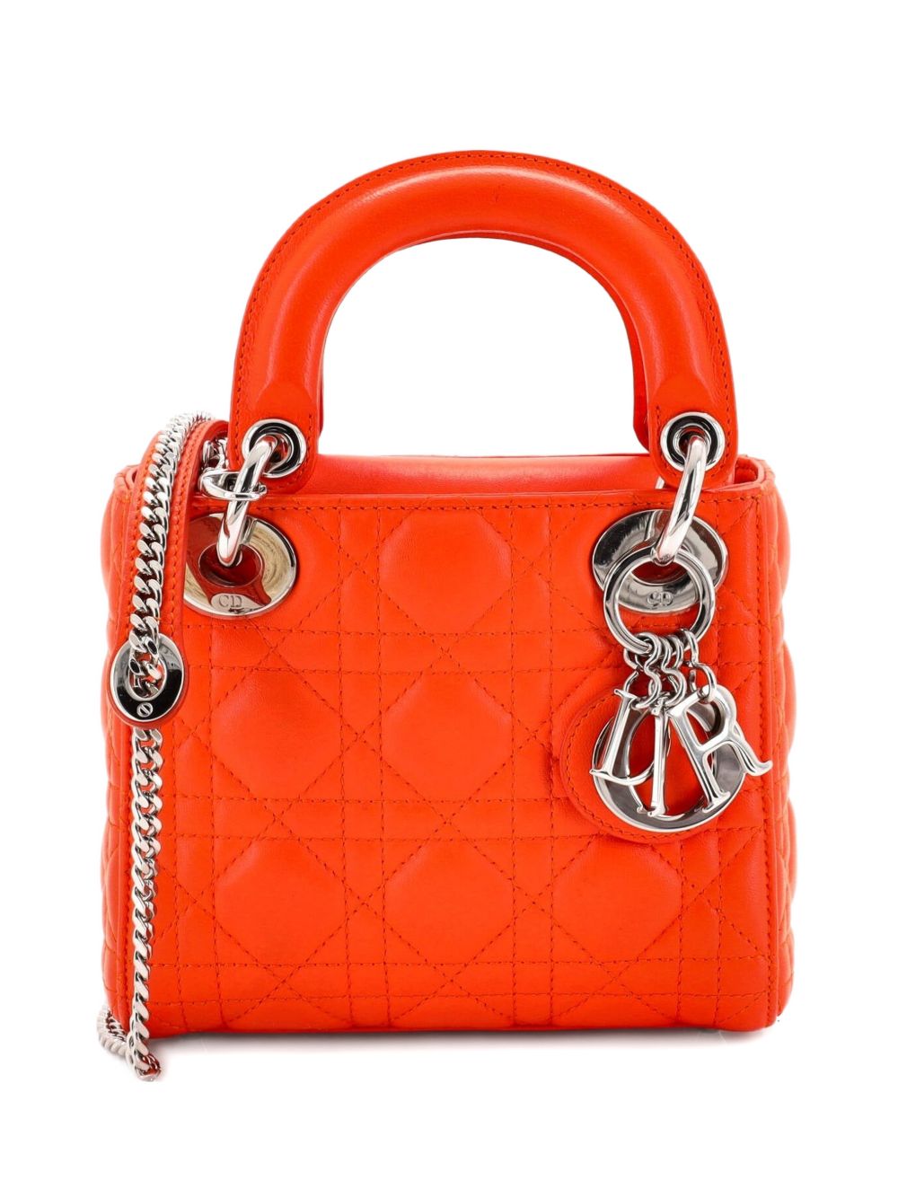 Lady Dior Chain Bag Cannage Quilt Lambskin Mini satchel