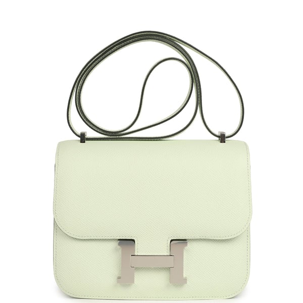 Hermes Constance 18 Vert Fizz Epsom Palladium Hardware