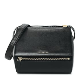 Givenchy Textured Calfskin Medium Pandora Box Crossbody Bag Black