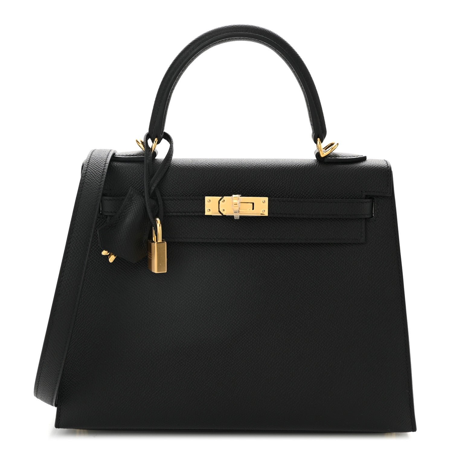 Hermes Epsom Kelly Sellier 25 Black