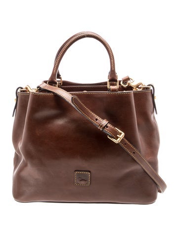 Leather Top Handle Bag