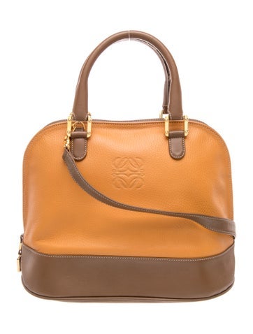 Leather Top Handle Bag