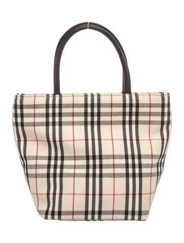 Nova Check Top Handle Bag
