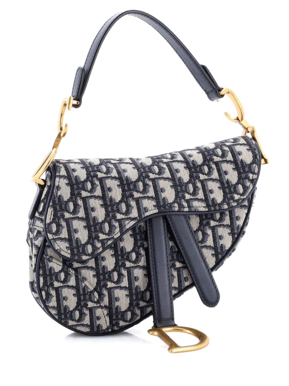 Saddle Handbag Oblique Canvas Mini shoulder bag