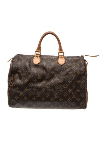 Louis Vuitton LV Monogram Speedy 35 Vintage